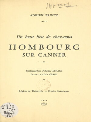 cover image of Hombourg sur Canner